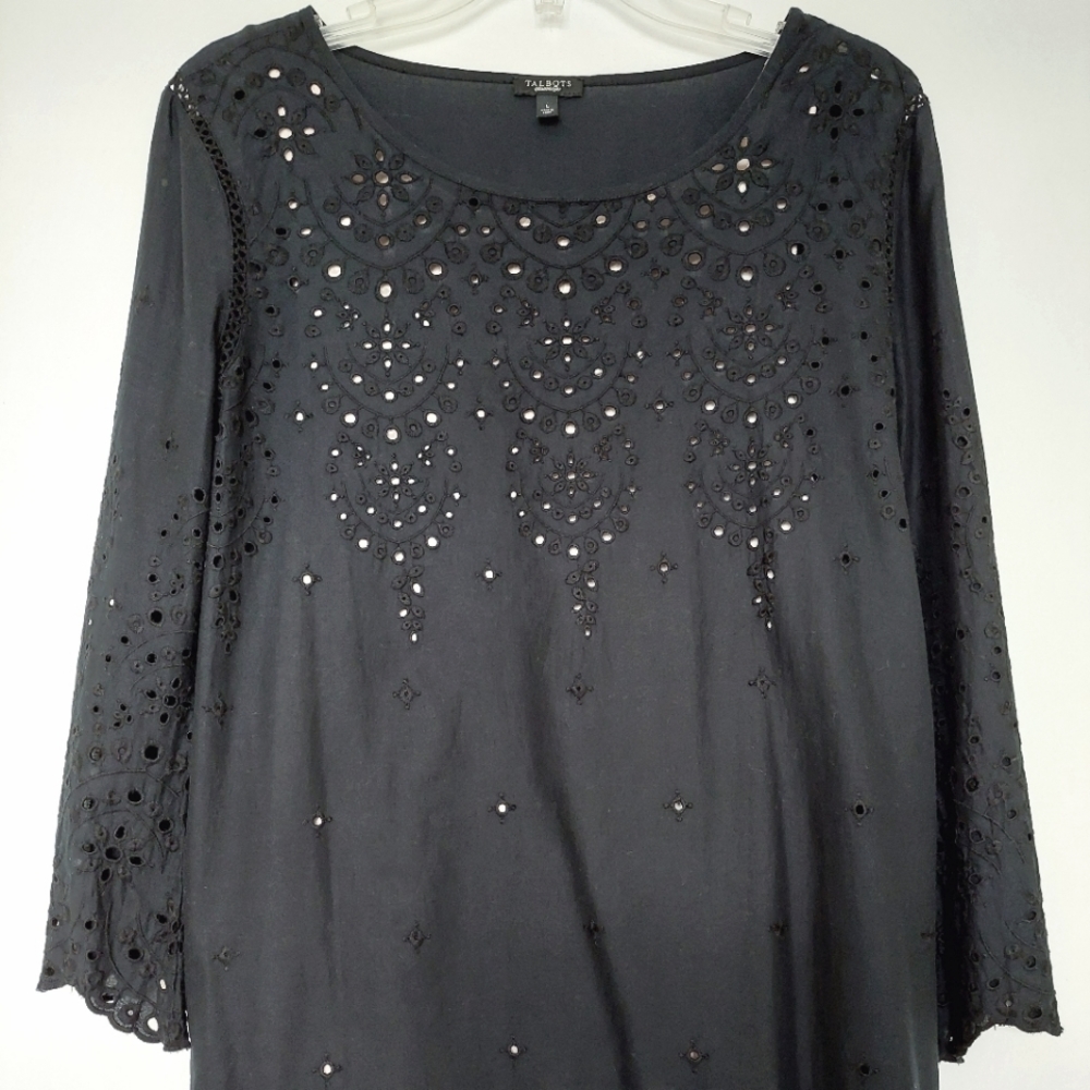 Talbots long sleeve blouse size L